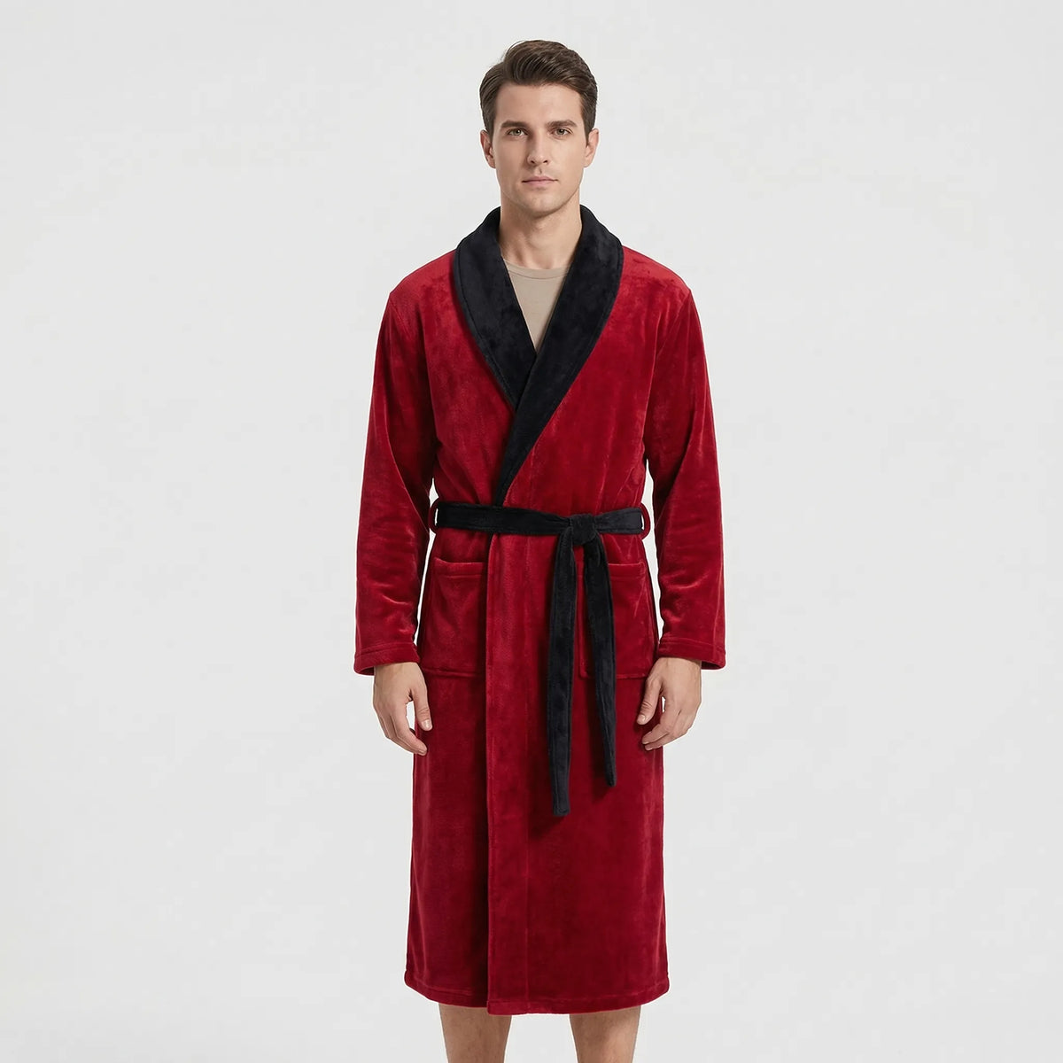 Kimono peignoir avec ceinture