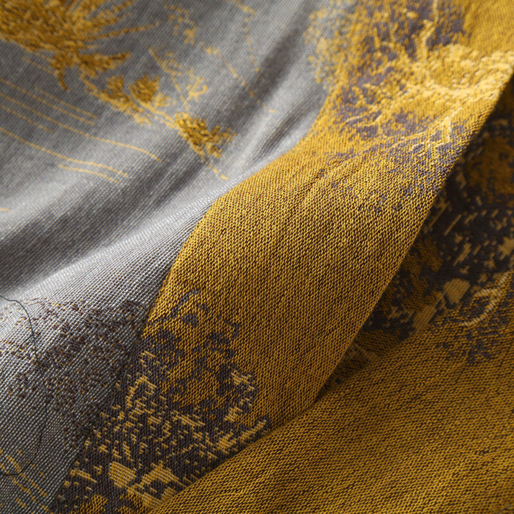 Kimono-Style Cotton Robe - Relaxed Fit, Soft Airy Weave