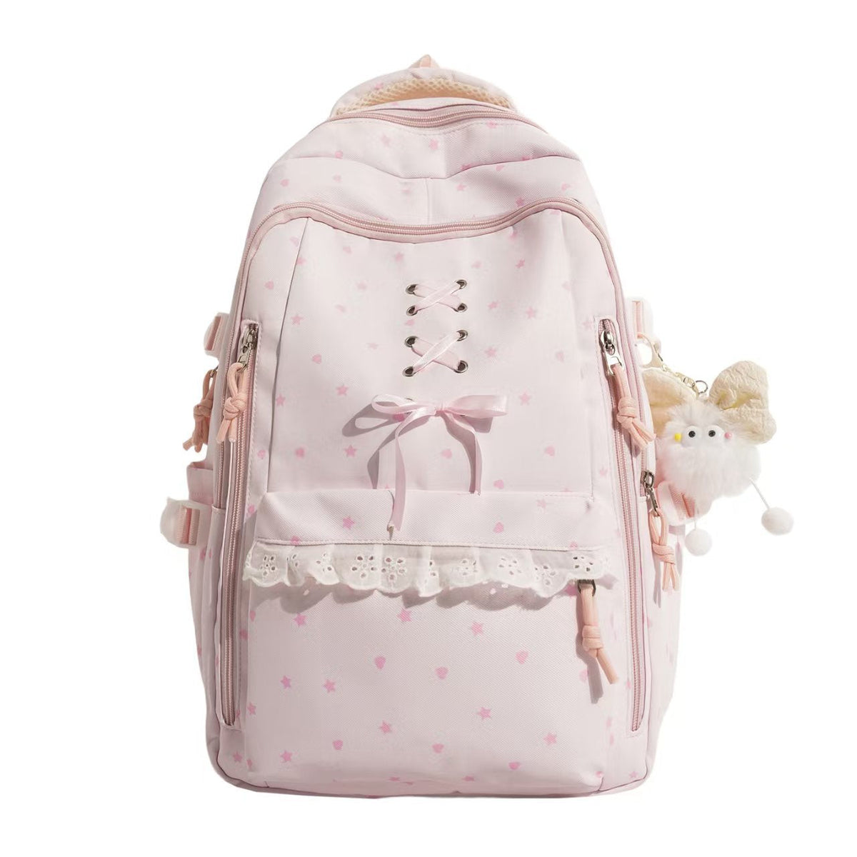 Lace-Up School Backpack