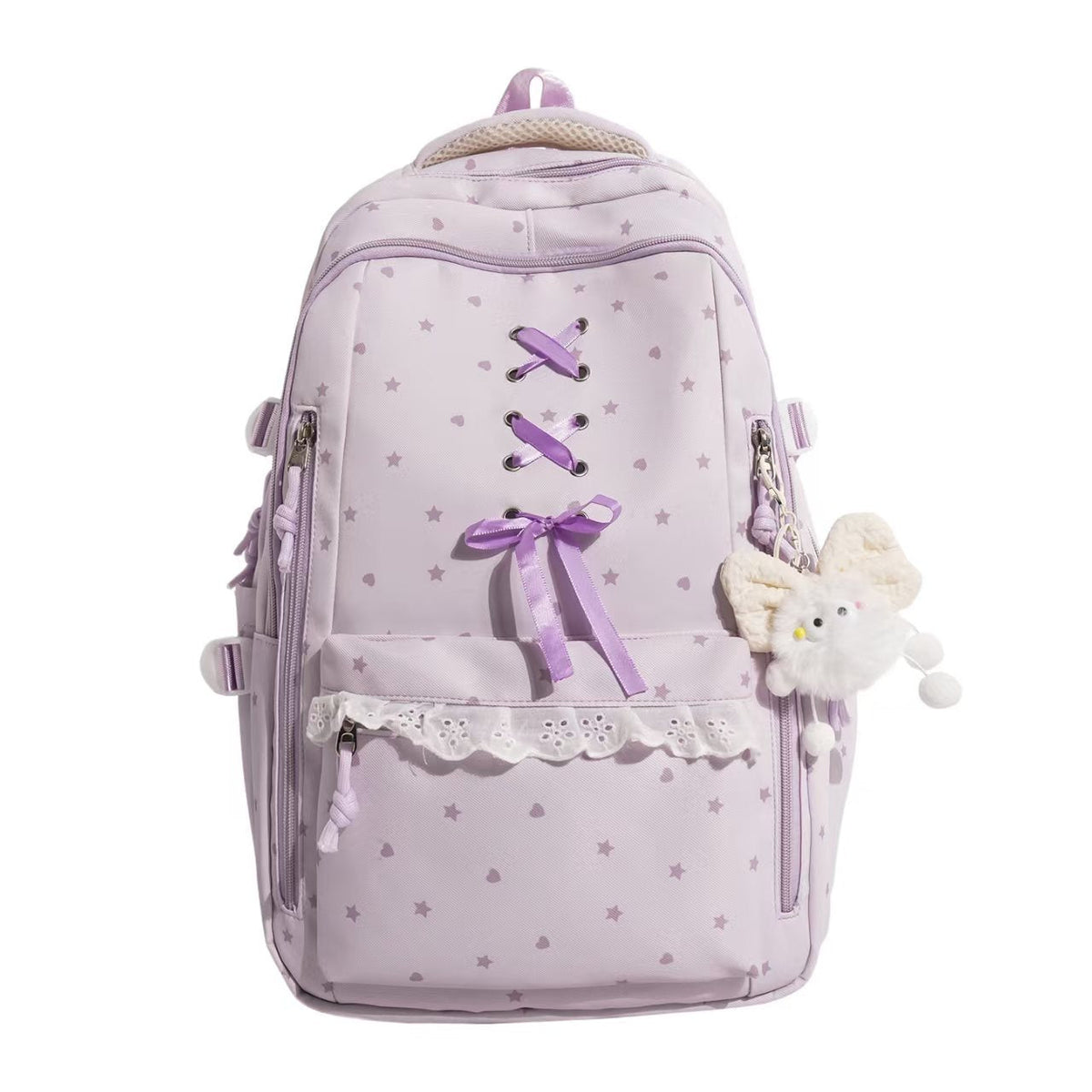Lace-Up School Backpack