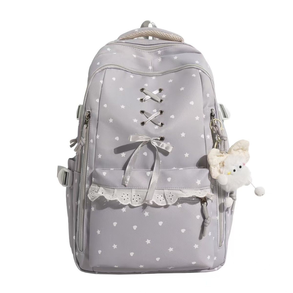 Lace-Up School Backpack