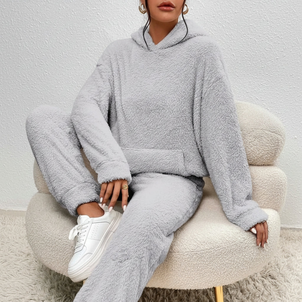 LANA TEDDY SET - ultra-comfortable house suit for cosy winter days