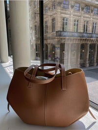Bolso Tote de Gran Formato para Mujer con 2 Asas + Correa de Hombro Extraíble