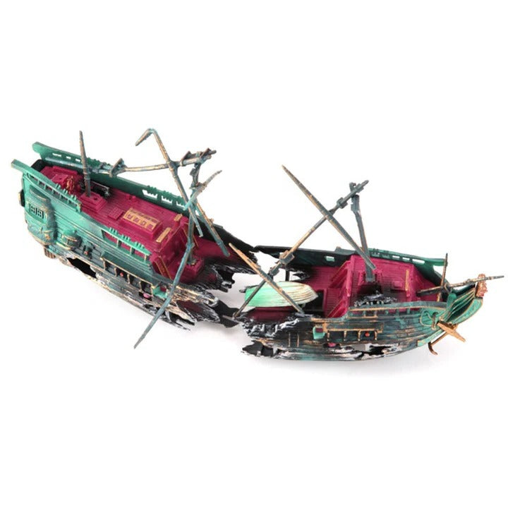 Large Shipwreck Aquarium Ornament