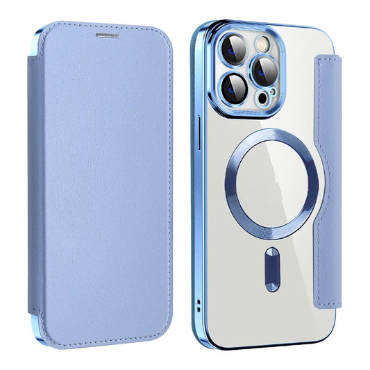 Leather Magnetic Flip Case for iPhone 11-14 Series - Image 1