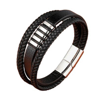 Pulsera de cuero para hombre - accesorio atemporal y elegante