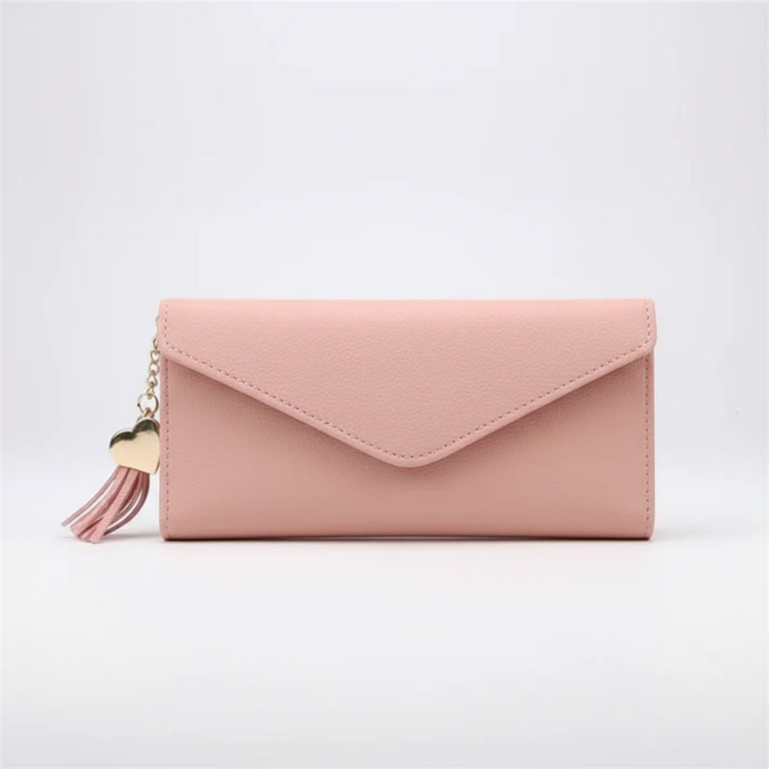 Leather Wallet - Western Style with Practical Compartments and Slim Shape