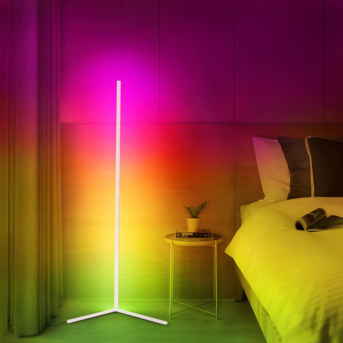 LED Corner Lamp with Remote Control