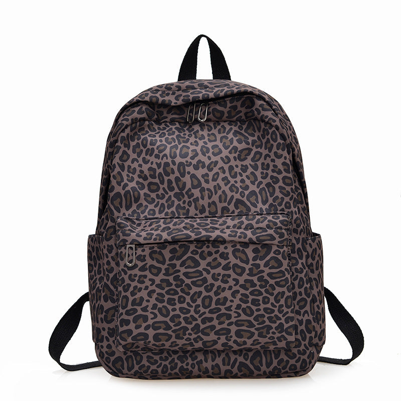 Leopard Print Backpack