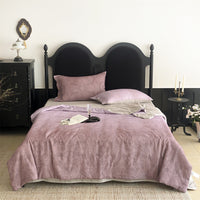 Linen-Blend Jacquard Bedding Set