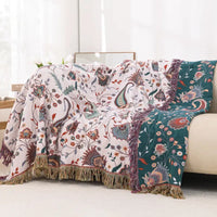 Manta Suave Vintage Reversible Liora
