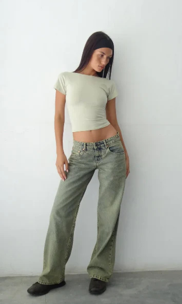 Jean taille basse | Confort et style | Denim tendance