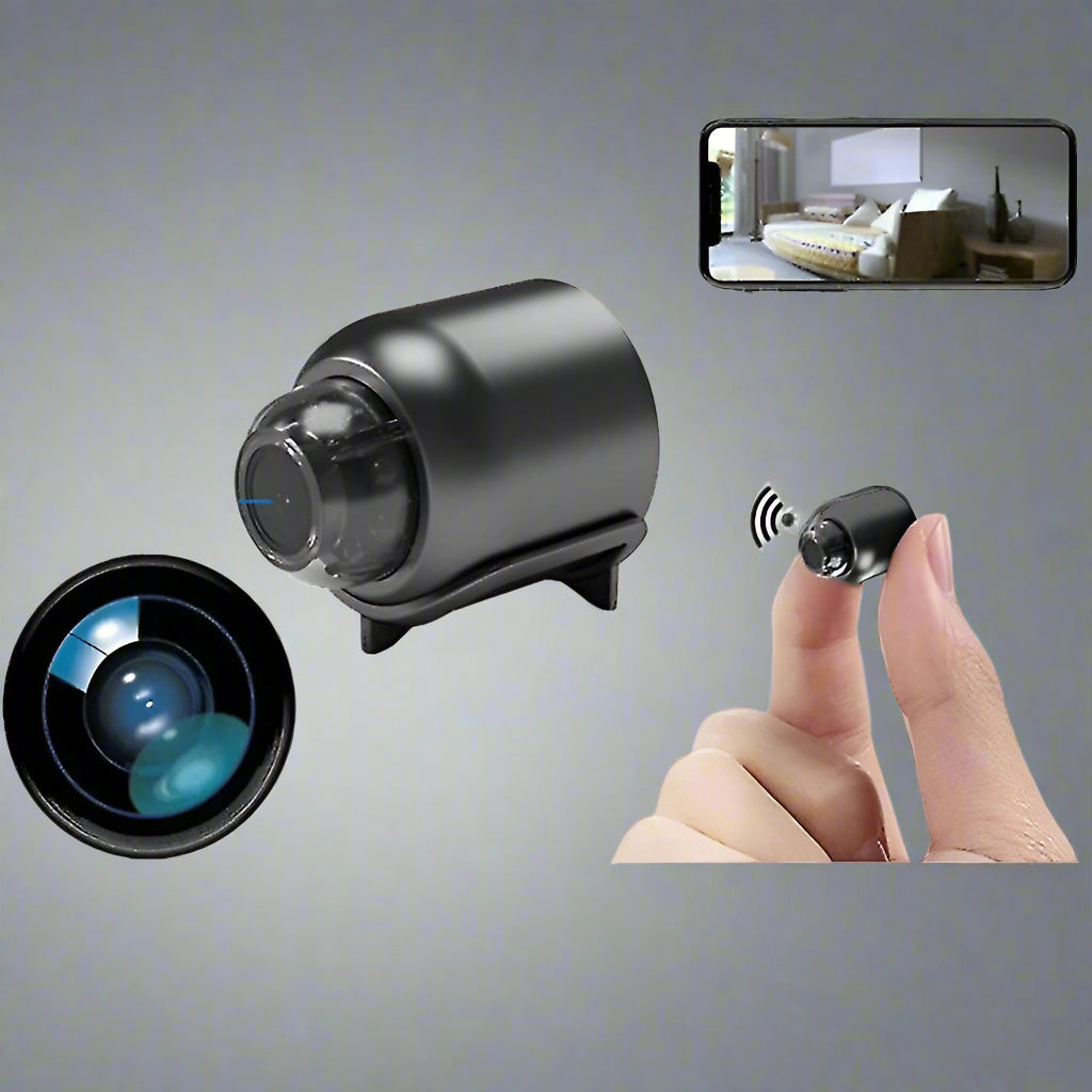LumaCam 5G Wireless Camera 1080P No Drill Setup WiFi App Monitoring Night Vision