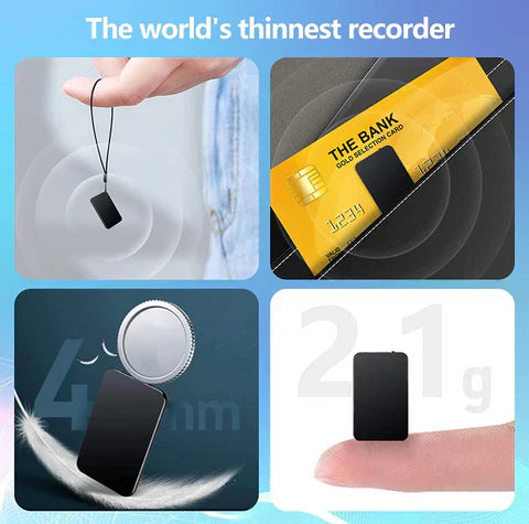 LumenWhisp Ultra-Compact Mini Voice Activated Recorder