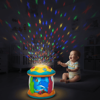 LUMIBEATS – Jouet tambour magique pour bébé avec lumière et son