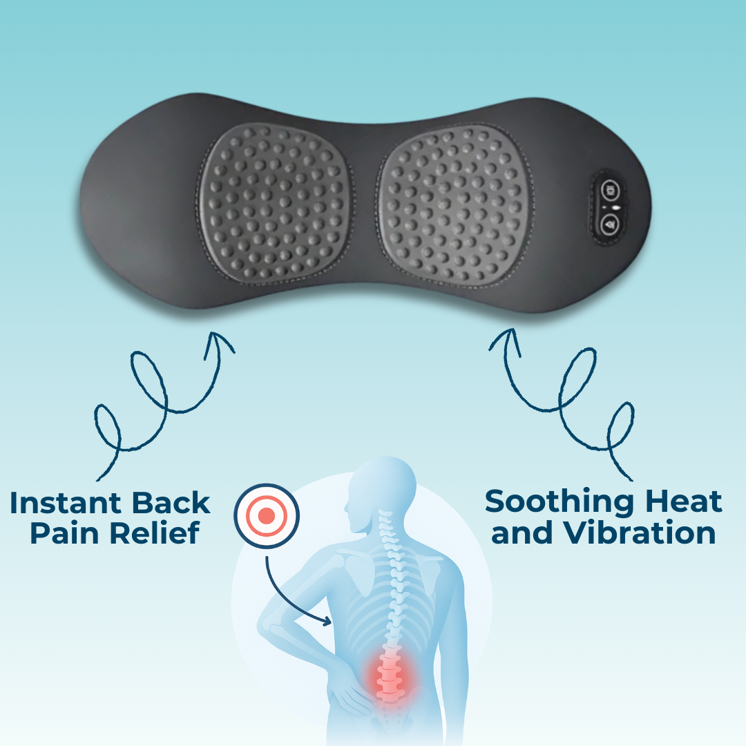 LuminaBack 3-in-1 Heated Vibration Massager For Sciatica