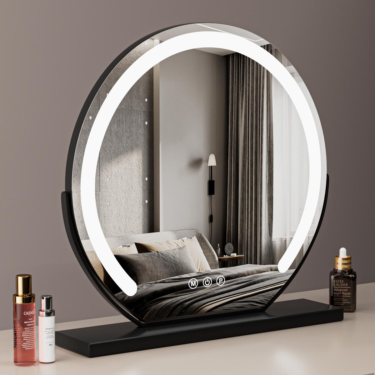 Luminara Dimmable LED Touch Vanity Mirror For Precision Makeup And Skincare