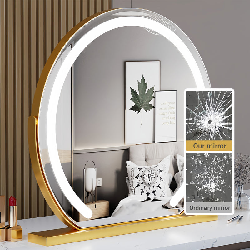 Luminara Dimmable LED Touch Vanity Mirror For Precision Makeup And Skincare