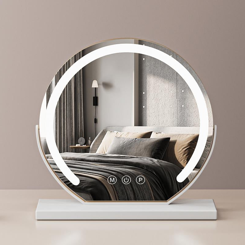 Luminara Dimmable LED Touch Vanity Mirror For Precision Makeup And Skincare