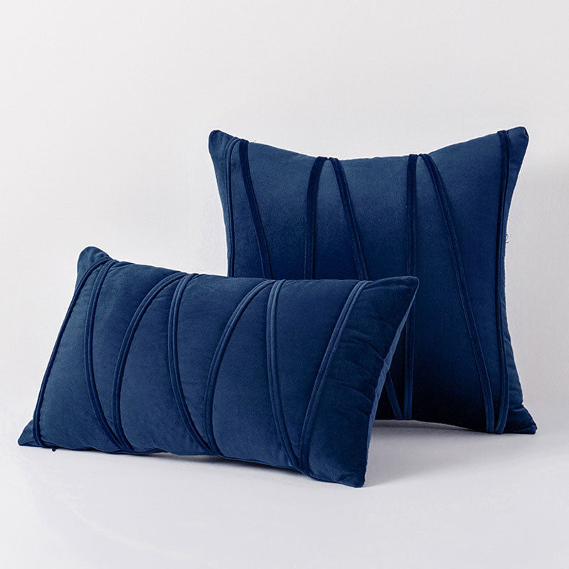 Housses de coussin de luxe en tissu doux comme du velours au design élégant