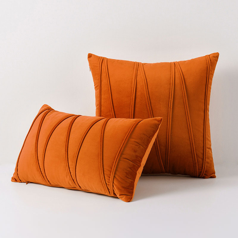 Housses de coussin de luxe en tissu doux comme du velours au design élégant