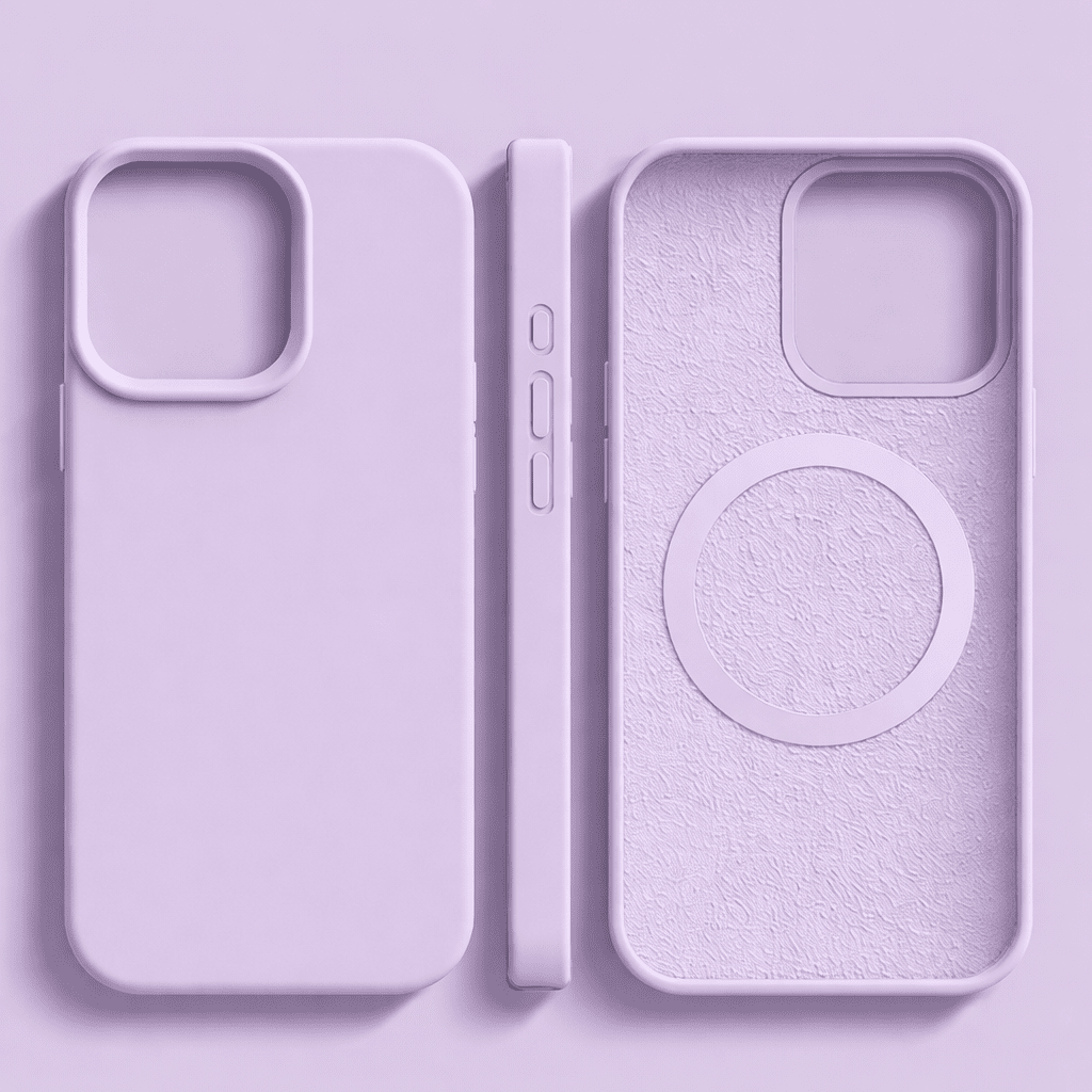 MAGNESOFT LUXE – Magnetic silicone case with soft-touch surface for iPhone