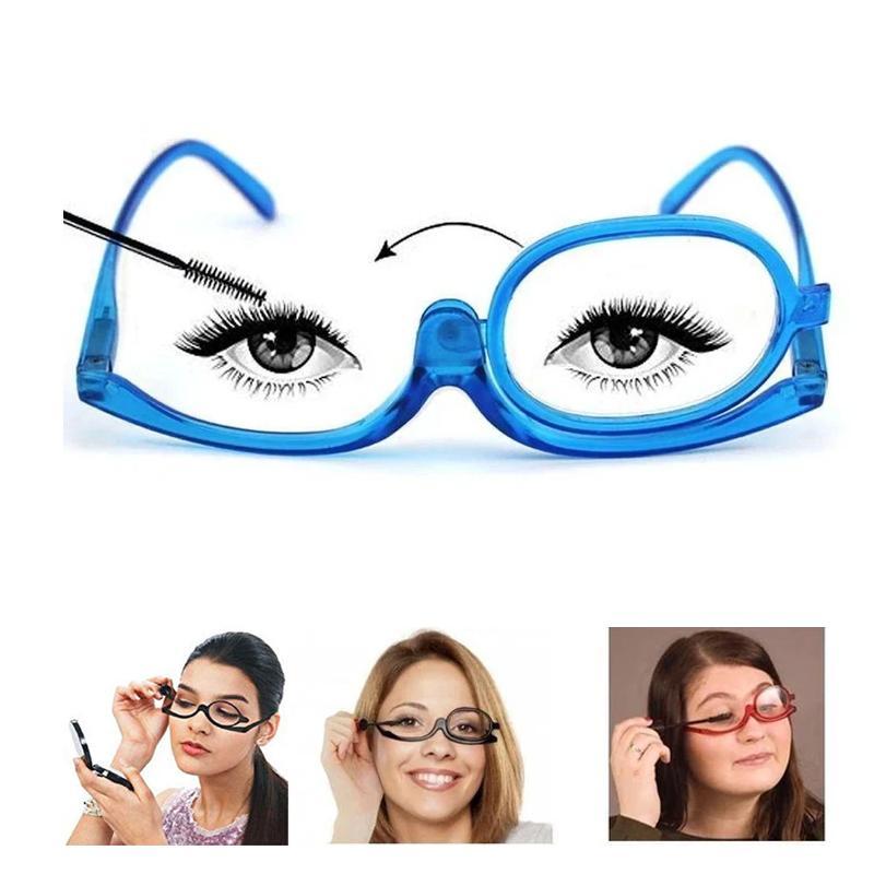 Magnifying Makeup Glasses with Rotating Lens