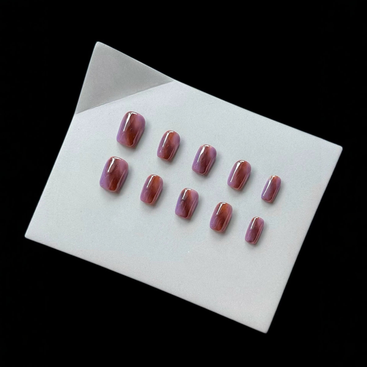 Marble Design Press-On Nail Set