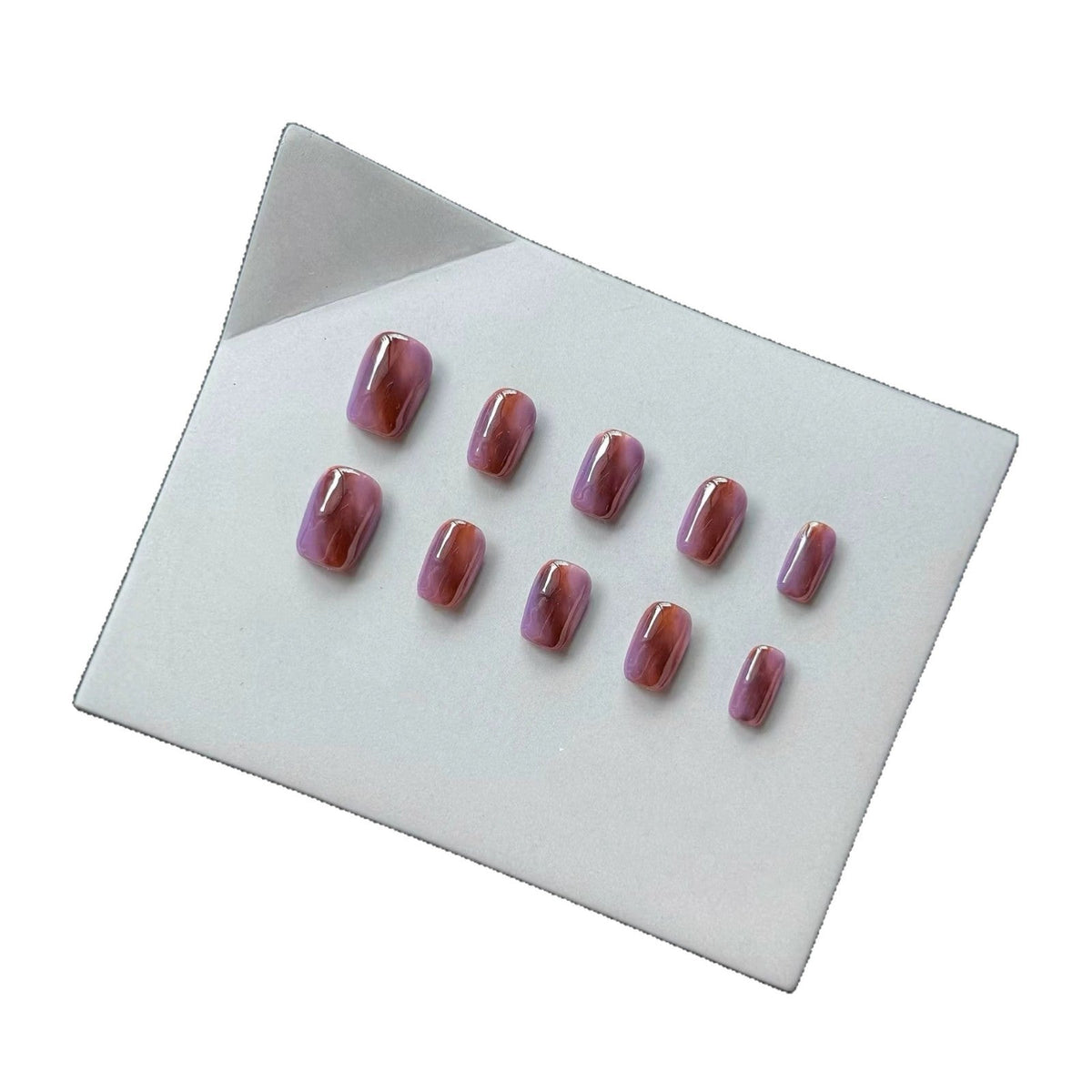 Marble Design Press-On Nail Set
