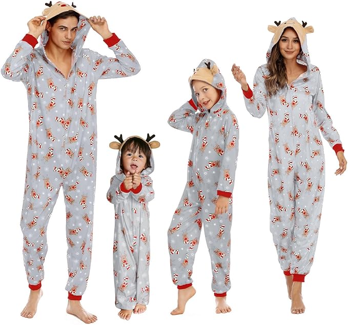 Matching Christmas Pajamas for the Whole Family