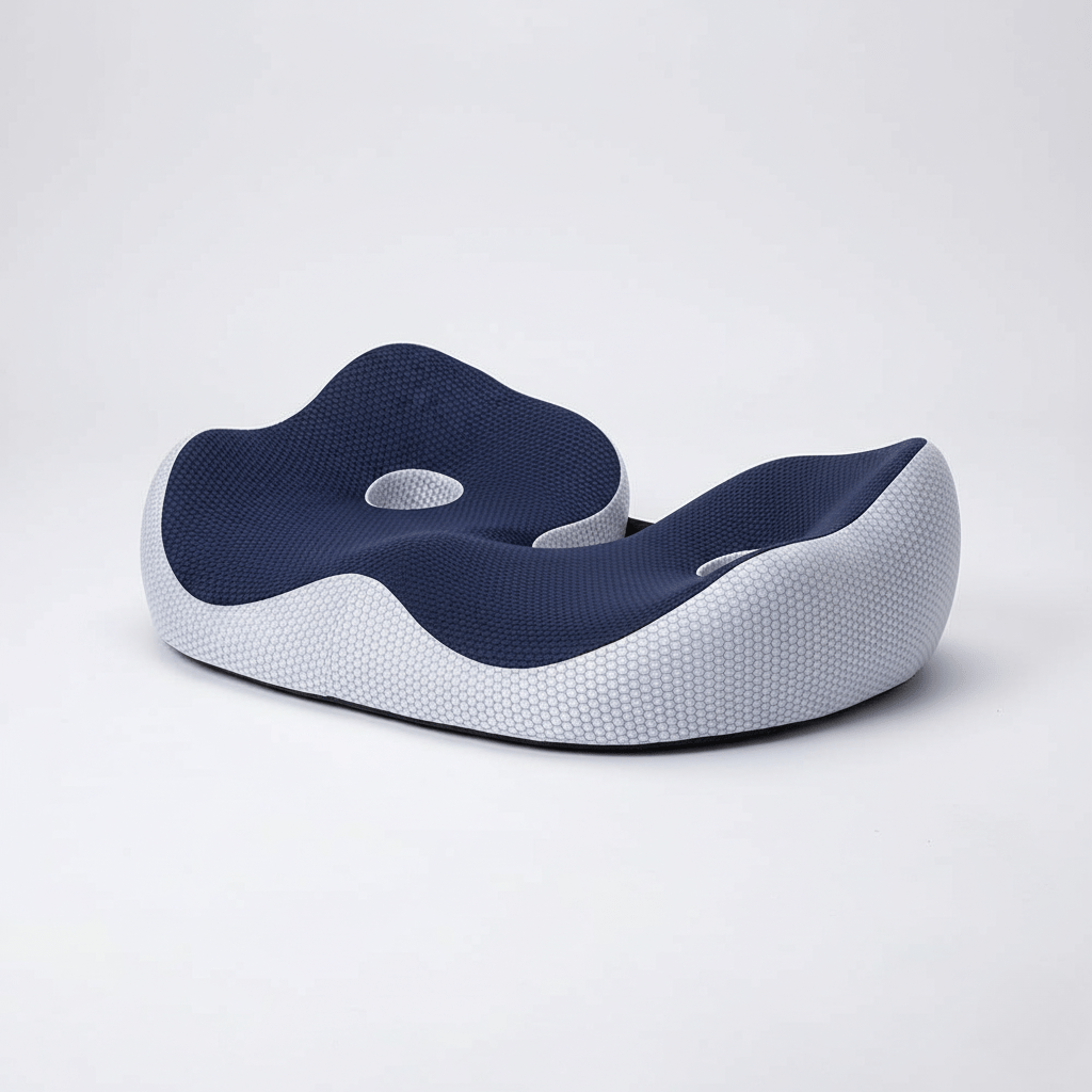 Memory Foam Cushion — Ergonomic Spinal Alignment Support