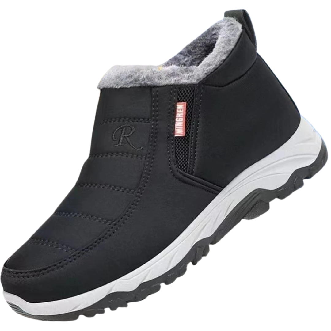 Men's and Women's Comfortable Slip-On Fleece-Lined Winter Boots