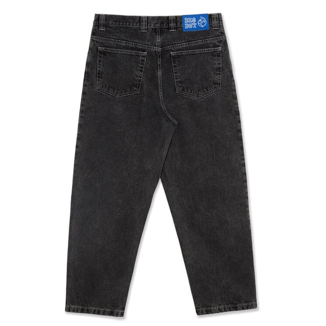 Jean ample et décontracté pour homme, taille basse et jambes larges, avec coutures contrastantes