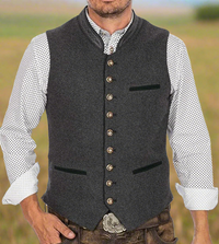 Men's Bavarian Vest - Traditional & Stylish