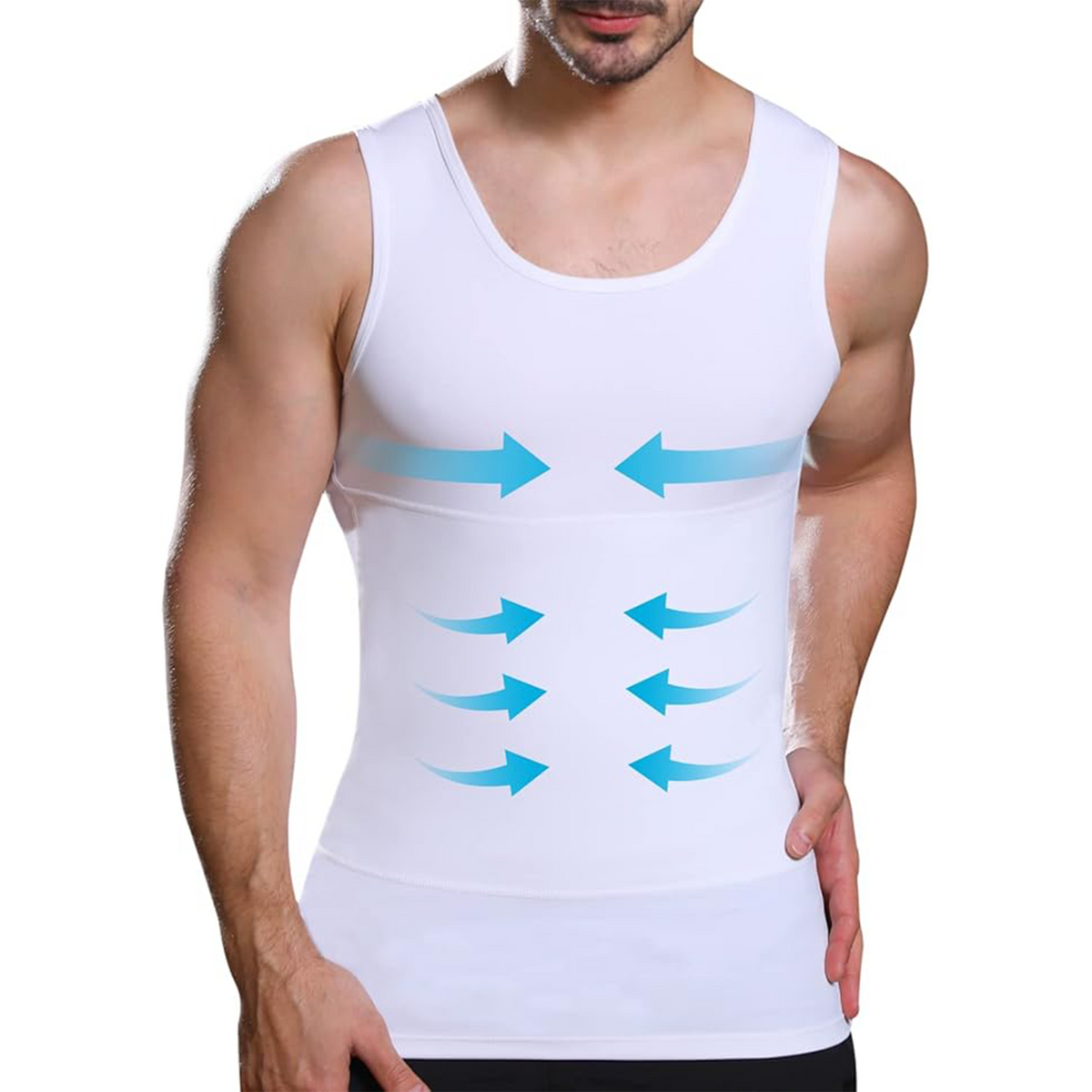 Men's Body-Shaping Compression Undershirt