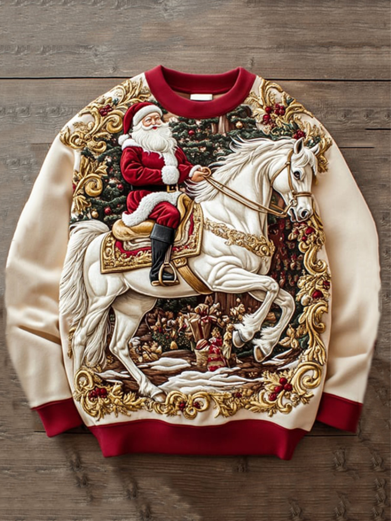 Pull de Noël pour homme avec motif festif