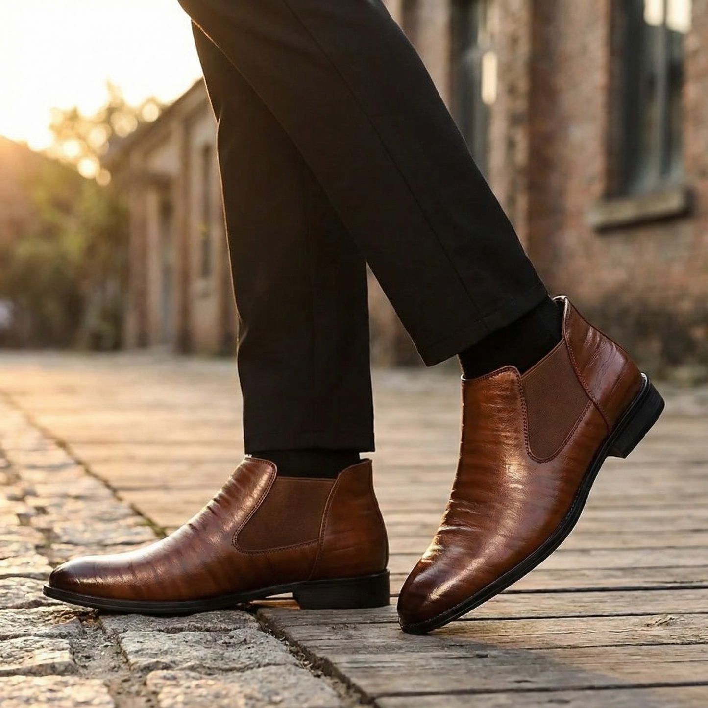 Men's Classic Leather Chelsea Boots