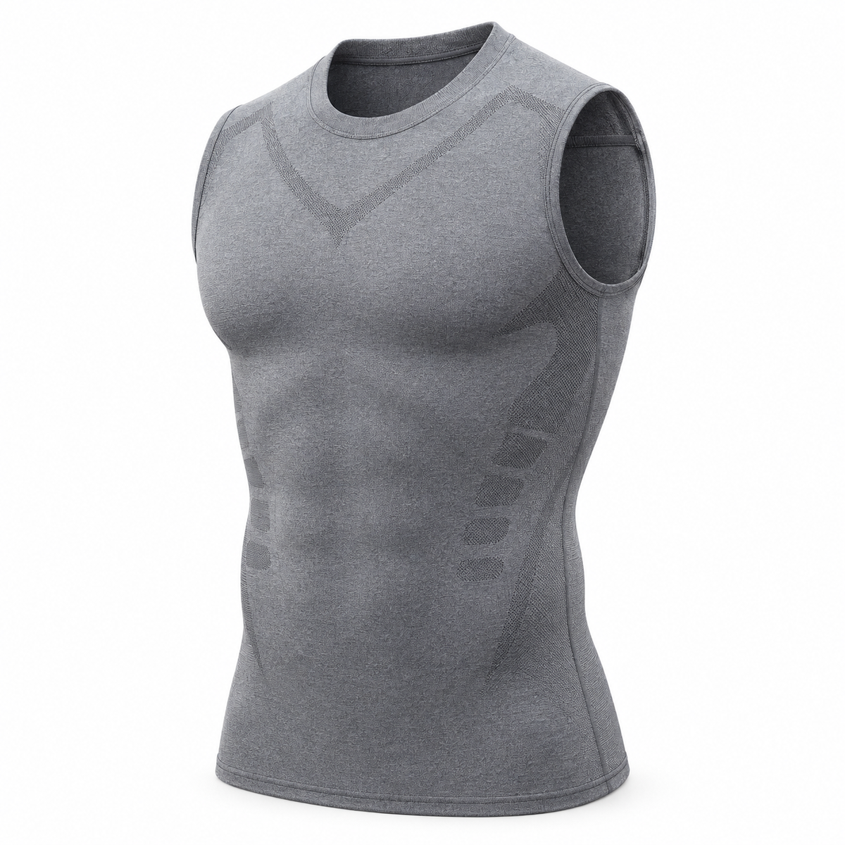 Men's Compression Vest | Stretchy Nylon & Spandex | Sleeveless Base Layer for Workout & Everyday Wear