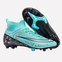 Chaussures de football pour homme avec semelle adhérente et tige montante