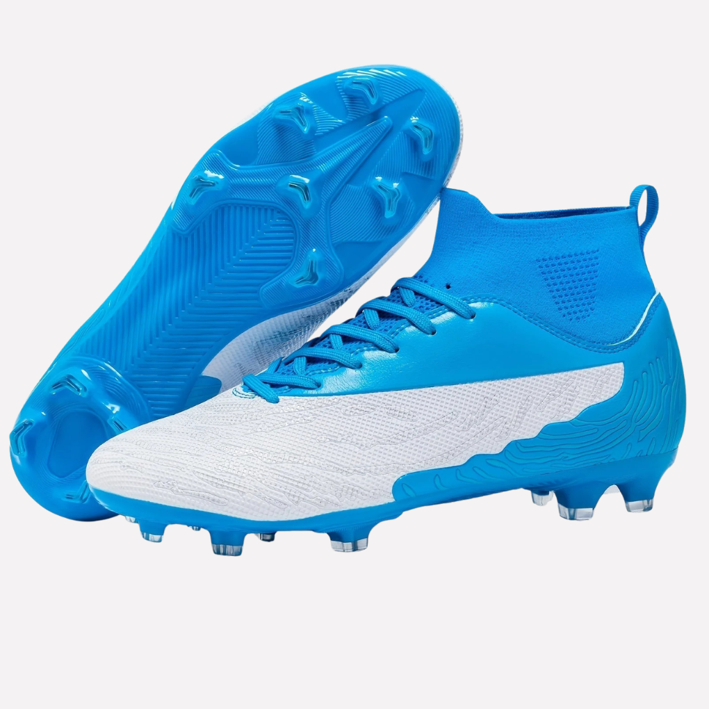 Chaussures de football pour homme avec semelle adhérente et tige montante