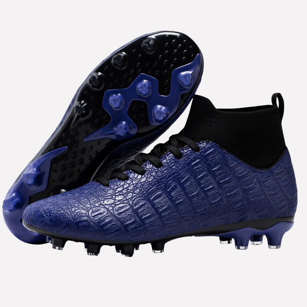 Chaussures de football pour homme avec semelle adhérente et tige montante