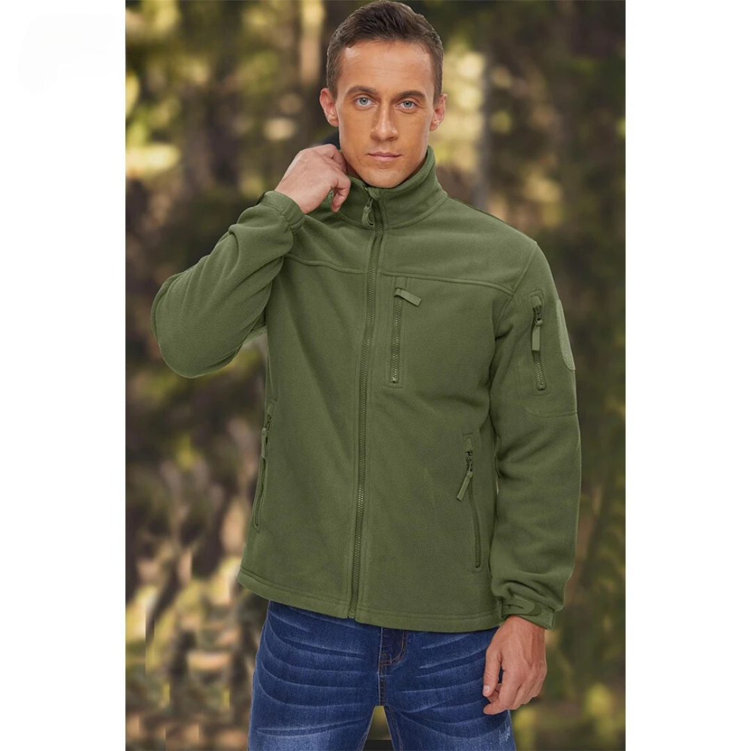 Men's Full-Zip Fleece Jacket – Warm & Comfortable