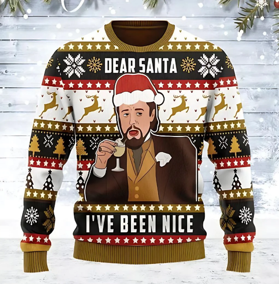 Pull de Noël amusant pour homme avec mème - Ambiance festive et confort