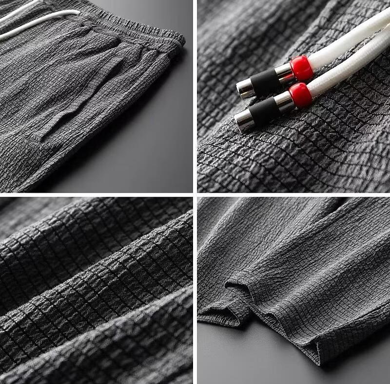 Ensemble de vêtements d'intérieur pour homme - haut à col en V et pantalon