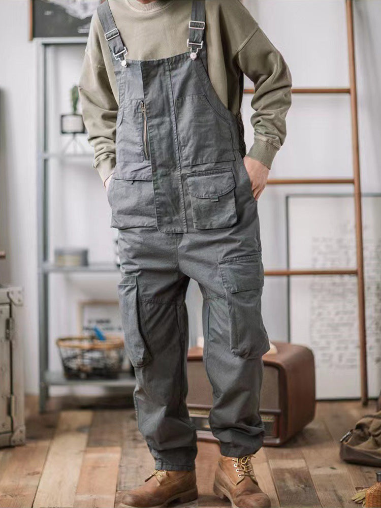 Salopette cargo utilitaire pour homme à coupe décontractée