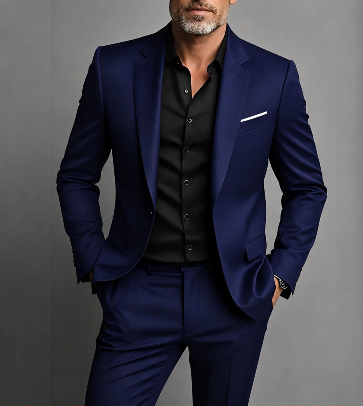 Costume satiné pour homme pour les occasions formelles et les galas