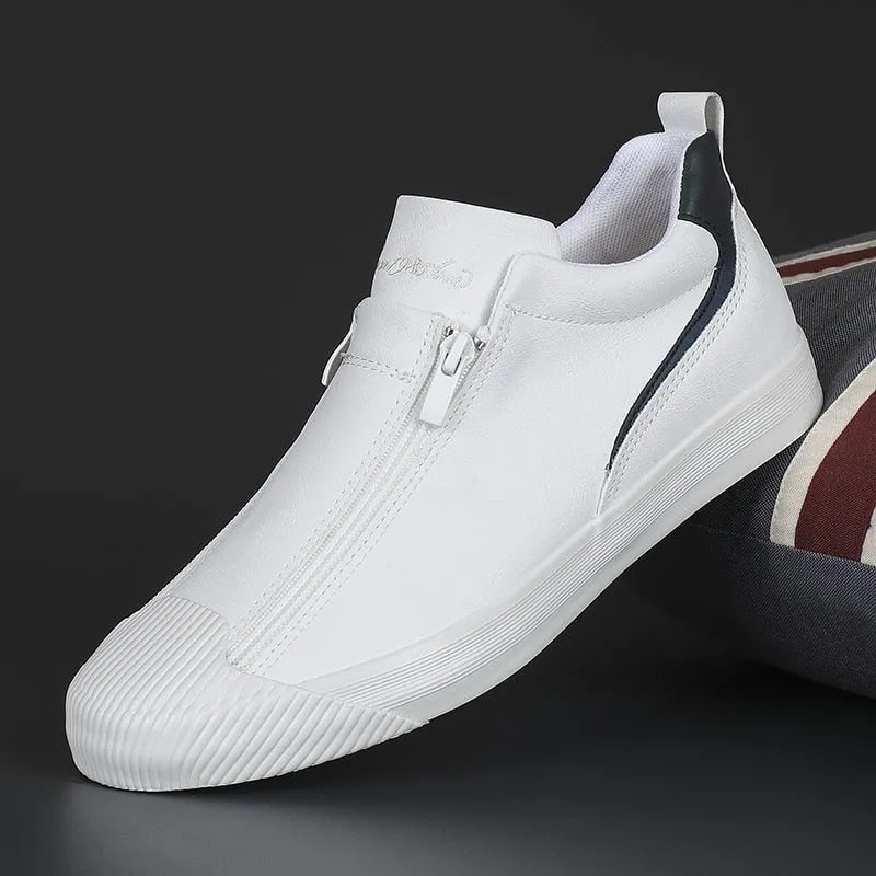 Men's Sneakers with Zipper and Comfort – Noah