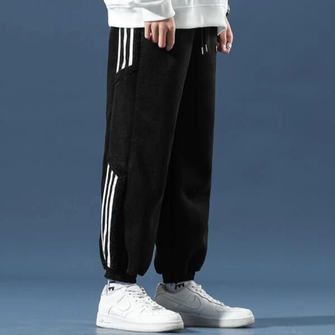Pantalon de survêtement de sport pour homme | Motif rayé