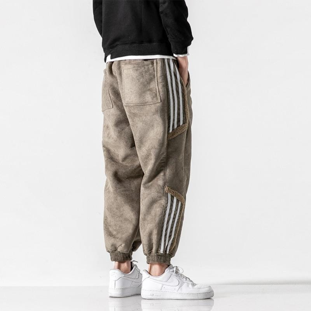 Pantalon de survêtement de sport pour homme | Motif rayé