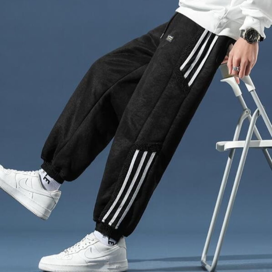 Pantalon de survêtement de sport pour homme | Motif rayé